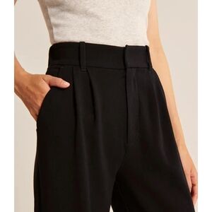 Sophisticated Black Wide Leg Women's Pants